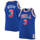 Mitchell & Ness - Allen Iverson Philadelphia 76ers 1996/97 Big & Tall Hardwood Classics Swingman Jersey - Royal