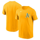 Athletics Nike Cooperstown Collection Wordmark T-Shirt Lifestyle