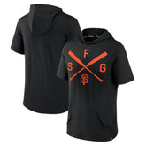 San Francisco Giants Fanatics Iconic Rebel Short Sleeve Hooded Top Online