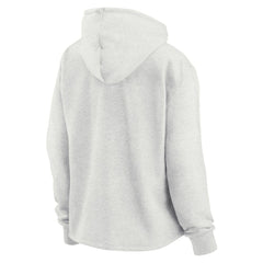 Chicago Blackhawks Fanatics Women's True Classics Legacy Quarter-Zip Hoodie Ash