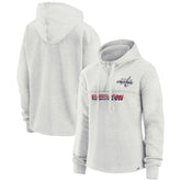Washington Capitals Fanatics Women's True Classics Legacy Quarter-Zip Hoodie Ash