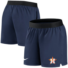 Houston Astros Nike Women's Authentic Collection Flex Vent Max Performance Shorts On Sale
