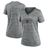 San Francisco Giants Nike Women's Authentic Collection Velocity Performance V-Neck T-Shirt On Sale