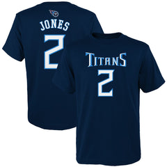 Julio Jones Tennessee Titans Youth Mainliner Player Name & Number T-Shirt Navy - NFL