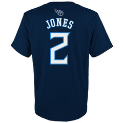 Julio Jones Tennessee Titans Youth Mainliner Player Name & Number T-Shirt Navy - NFL