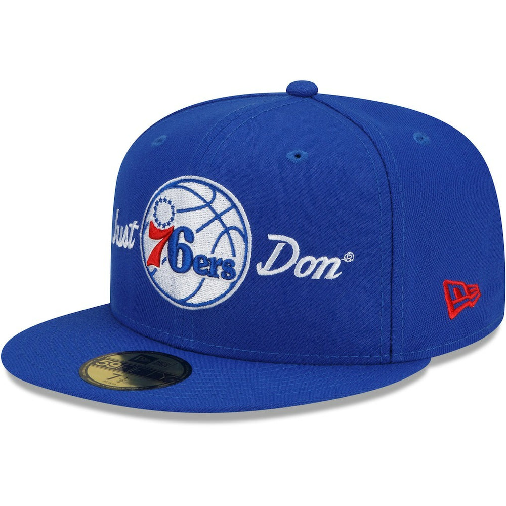 New Era - Philadelphia 76ers x Just Don 59FIFTY Fitted Hat - Royal