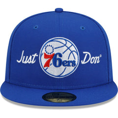 New Era - Philadelphia 76ers x Just Don 59FIFTY Fitted Hat - Royal