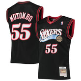 Mitchell & Ness - Dikembe Mutombo Philadelphia 76ers Hardwood Classics Swingman Jersey - Black