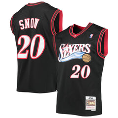 Mitchell & Ness - Eric Snow Philadelphia 76ers 2000/01 Hardwood Classics Swingman Jersey - Black