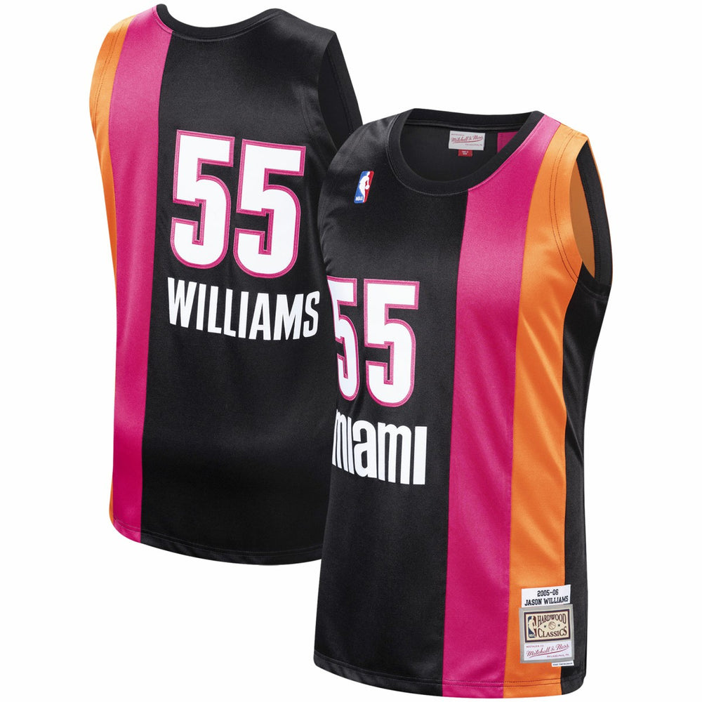 Mitchell & Ness - Jason Williams Miami Heat 2005/06 Hardwood Classics Swingman Jersey - Black