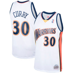 Mitchell & Ness - Stephen Curry Golden State Warriors Hardwood Classics Swingman Jersey - White