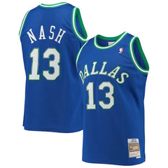 Mitchell & Ness - Steve Nash Dallas Mavericks 1998/99 Hardwood Classics Swingman Jersey - Blue