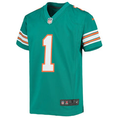 Tua Tagovailoa Miami Dolphins Youth Game Jersey Aqua - Nike