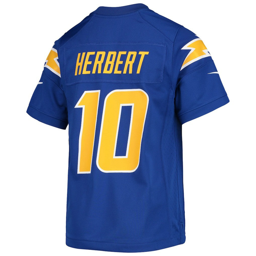 Justin Herbert Los Angeles Chargers Youth Game Jersey - Royal | NFL Jerseys
