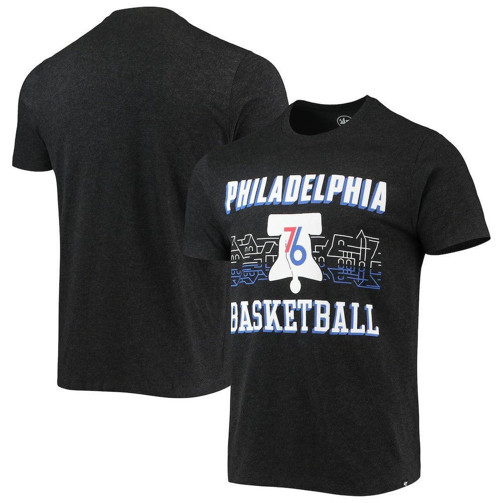 47 brand - Philadelphia 76ers '47 City Edition Club T-Shirt - Black