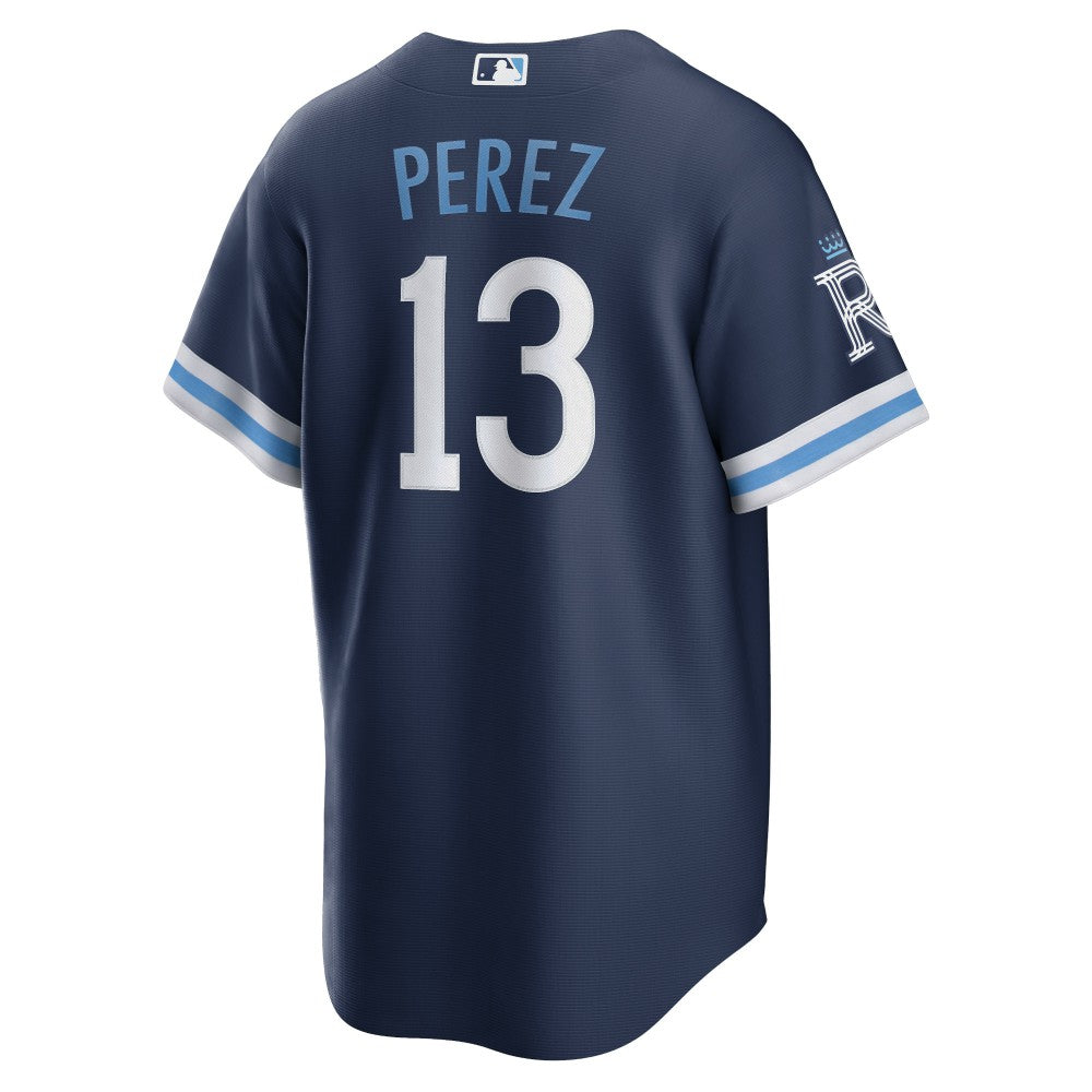 Salvador Perez Kansas City Royals Nike City Connect Replica Player Jersey - Navy | MLB Jerseys