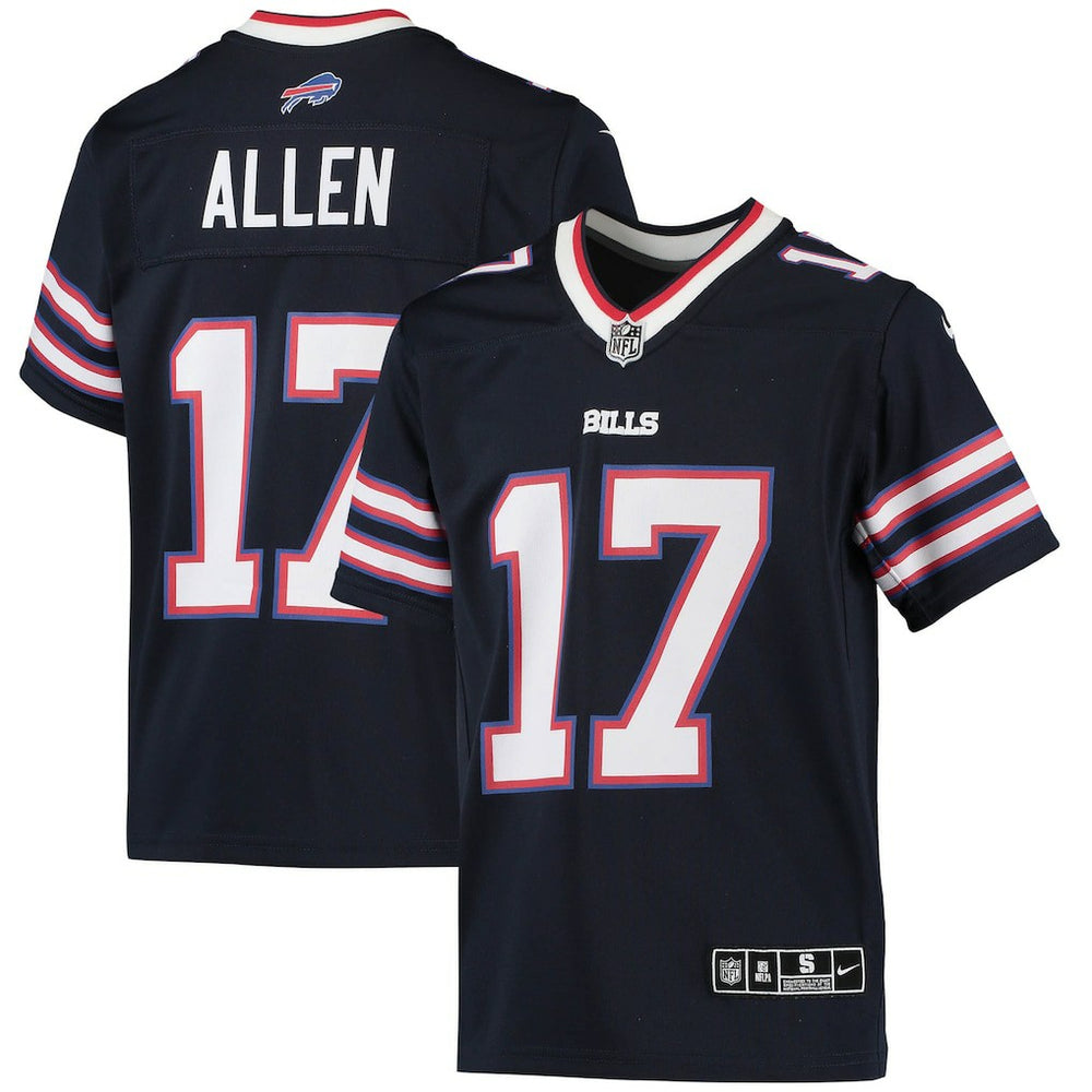 Josh Allen Buffalo Bills Youth Inverted Team Game Jersey Navy - Nike