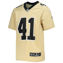 Alvin Kamara New Orleans Saints Youth Inverted Team Game Jersey Gold - Nike