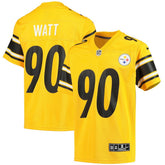 T.J. Watt Pittsburgh Steelers Youth Inverted Team Game Jersey Gold - Nike