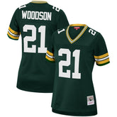 Charles Woodson Green Bay Packers Women's 2010 Legacy Replica Player Jersey Green - Mitchell & Ness