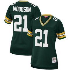 Charles Woodson Green Bay Packers Women's 2010 Legacy Replica Player Jersey Green - Mitchell & Ness