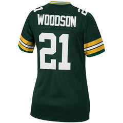Charles Woodson Green Bay Packers Women's 2010 Legacy Replica Player Jersey Green - Mitchell & Ness