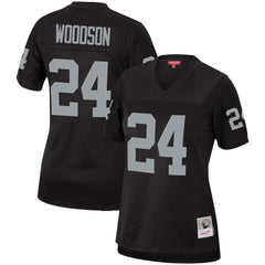 Charles Woodson Las Vegas Raiders Women's Legacy Replica Team Jersey Black - Mitchell & Ness