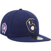 Milwaukee Brewers New Era 9/11 Memorial Side Patch 59FIFTY Fitted Hat Near Me