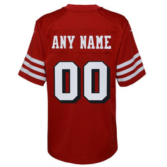 San Francisco 49ers Youth Alternate Custom Game Jersey Scarlet - Nike