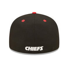 Kansas City Chiefs New Era Flipside 2Tone 59FIFTY Fitted Hat Black/Red - NFL
