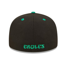 Philadelphia Eagles New Era Flipside 2Tone 59FIFTY Fitted Hat Black/ - NFL