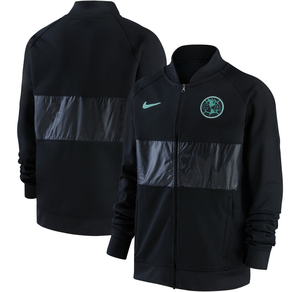 Nike Club America Youth I96 Anthem Raglan Full-Zip Jacket - Black