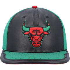 Mitchell & Ness - Chicago Bulls Day One Snapback Hat - Black/Green