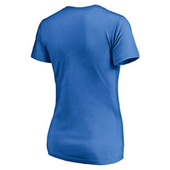 Los Angeles Chargers Women's Long Stride V-Neck T-Shirt Powder Blue - NFL