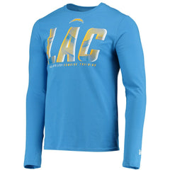 Los Angeles Chargers New Era Combine Authentic Static Abbreviation Long Sleeve T-Shirt Powder Blue - NFL