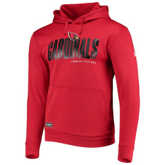Arizona Cardinals New Era Combine Authentic Hard Hash Pullover Hoodie Cardinal - NFL