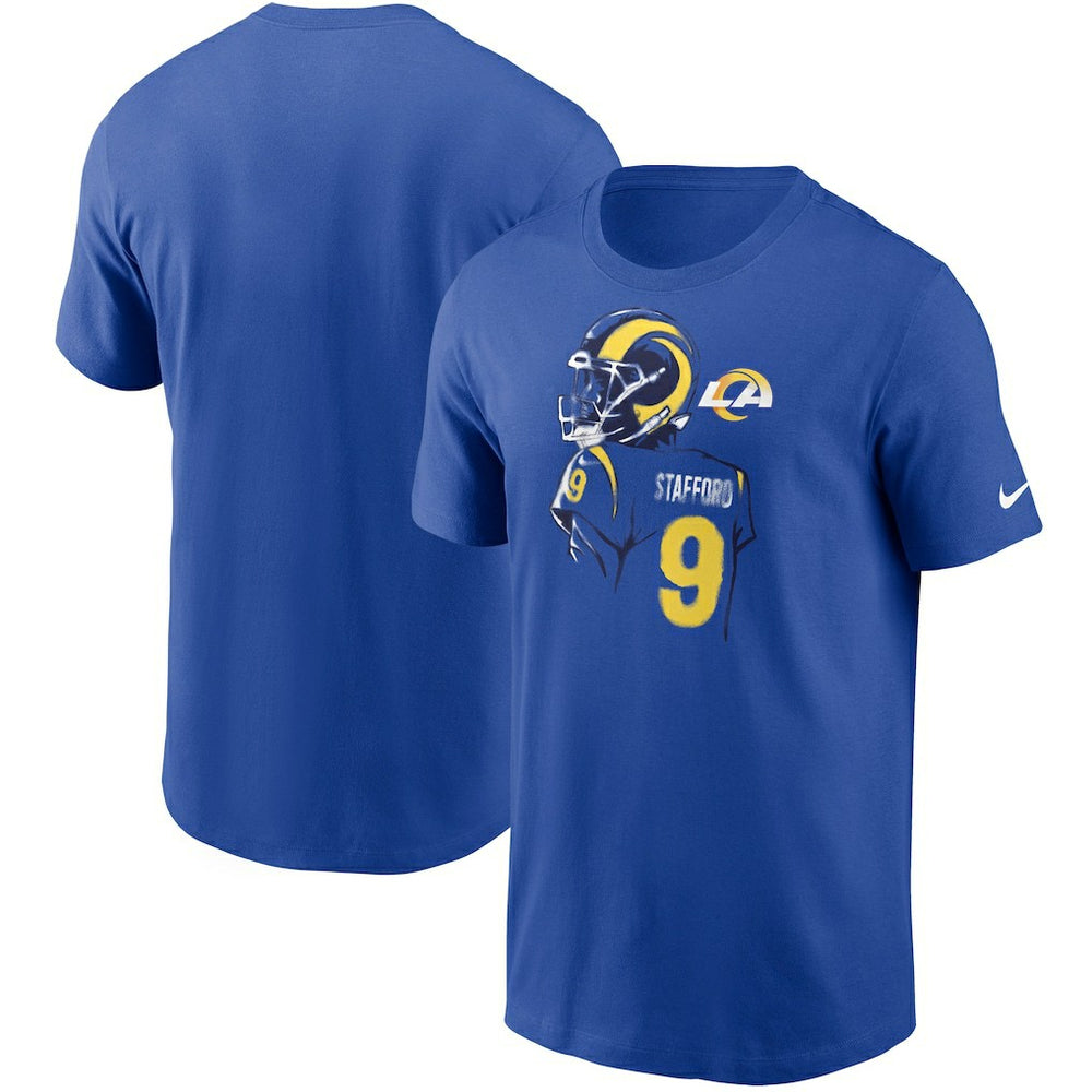 Matthew Stafford Los Angeles Rams Player Graphic T-Shirt Royal - Nike