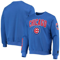 Chicago Cubs Pro Standard Stacked Logo Pullover Sweatshirt Lifestyle