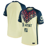 Nike Club America Youth 2021/22 Home Breathe Stadium Replica Jerseys - Yellow
