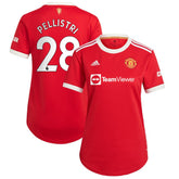 Adidas Facundo Pellistri Manchester United Women's 2021/22 Home Replica Player Jerseys - Red