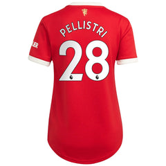 Adidas Facundo Pellistri Manchester United Women's 2021/22 Home Replica Player Jerseys - Red