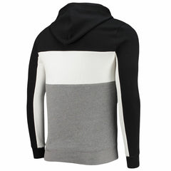 NBA - Miami Heat Junk Food Wordmark Colorblock Fleece Pullover Hoodie - Black/White