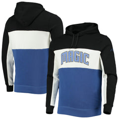 NBA - Orlando Magic Junk Food Wordmark Colorblock Fleece Pullover Hoodie - Black/White