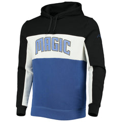 NBA - Orlando Magic Junk Food Wordmark Colorblock Fleece Pullover Hoodie - Black/White