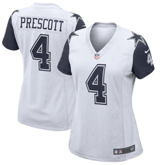 Dak Prescott Dallas Cowboys Women's Alternate Game Jersey White - Nike