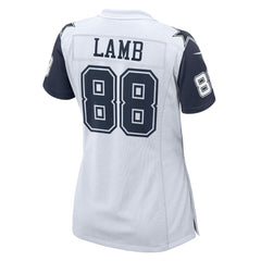 CeeDee Lamb Dallas Cowboys Women's 2nd Alternate Game Jersey White - Nike