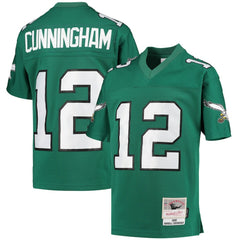 Randall Cunningham Philadelphia Eagles Youth 1990 Retired Player Legacy Jersey Kelly Green - Mitchell & Ness