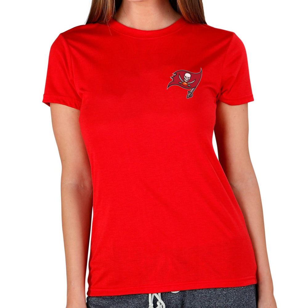 Tampa Bay Buccaneers Concepts Sport Women's Marathon Knit Lounge Top Red - NFL