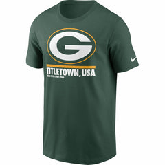 Green Bay Packers Hometown Collection Title Town T-Shirt Green - Nike