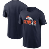 Denver Broncos Hometown Collection Denv3r T-Shirt Navy - Nike